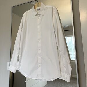 Express Extra Slim Solid Stretch 1MX Dress Shirt